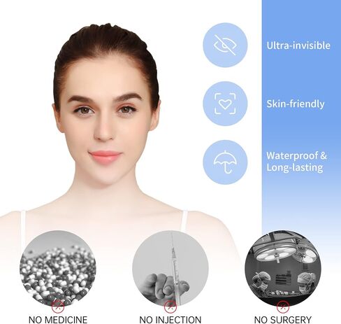 DB11 Ear Sticker Solves Big Ear Problem Invisible Ear Tape Transparent Painless Silicone Cosmetic Ear Sticker for Adults 30pcs in Saudi Arabia