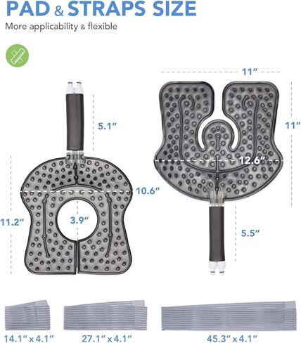 OasisSpace Cold Therapy Machine with 2 Flexible Pads and Timer - Lightweight Ice Machine for Knee After Surgery, Low Noise Cold Circulation Therapy System Helps Reduce Swelling in Kuwait