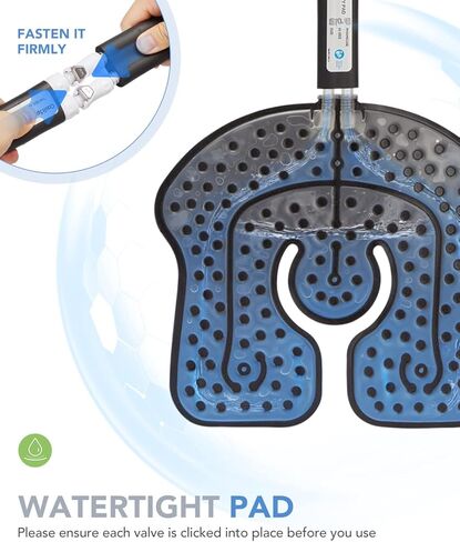 OasisSpace Cold Therapy Machine with 2 Flexible Pads and Timer - Lightweight Ice Machine for Knee After Surgery, Low Noise Cold Circulation Therapy System Helps Reduce Swelling in Kuwait