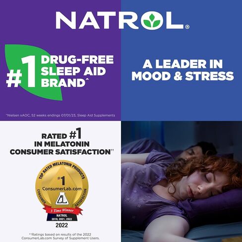 Natrol Melatonin 5mg, Dietary Supplement for Restful Sleep, 90 Strawberry-Flavored Gummies, 45 Day Supply in Saudi Arabia