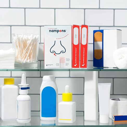 Kids Nosebleed Stoppers - 6 Easy to Use Nose Bleed Stopper Plugs Kit for Kids. Trusted by Pediatricians. Hypoallergenic Clotting Agent Stops Nosebleeds Fast On Contact. Safe and Pain-Free in Saudi Arabia