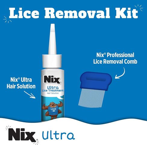 Nix Ultra Superlice Treatment, All-in-One Shampoo, 3 fl oz & Lice Removal Comb in Saudi Arabia