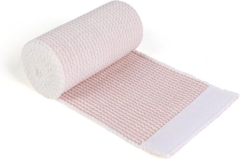Hospora Thick Latex-Free Compression Cotton Elastic Bandage (4 inches, 5 Rolls) in Saudi Arabia