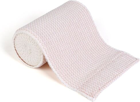 Hospora Thick Latex-Free Compression Cotton Elastic Bandage (4 inches, 5 Rolls) in Saudi Arabia