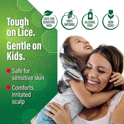 RID Super Max 4-in-1 Lice Removal Treatment Kit, Kills Super Lice & Eggs + Immediate Lice Defense, Pesticide-Free, Includes Nit Removal Comb in Kuwait