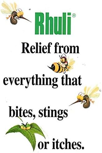 Rhuli Anti-Itch Gel - Analgesic Itch Treatment - Relief for Sunburn, Mosquitos, Bug Bites, Poison Ivy, Poison Oak, and More - Cooling Itch Stopping for Topical Skin Use - 3 Oz Tube in Saudi Arabia