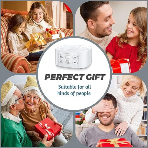 Sleepbox Sleep White Noise Sound Machines with 25 Soothing Sounds 36 Volume Levels 5 Timers Visible Sound Catalog Portable Size Memory Function for Home Office and Travel in Saudi Arabia