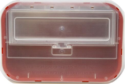 One Gallon Sharps Containers with Pop Up Lid (Two Pack) by Oakridge Products in Kuwait