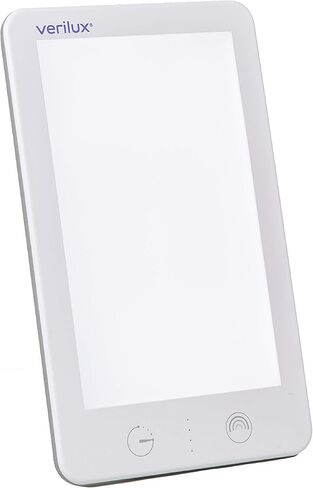 Verilux (New) HappyLight® Lumi Plus - UV-Free LED Bright White Light Therapy Lamp with 10,000 Lux, Adjustable Brightness, Countdown Timer, and Detachable Stand in Kuwait