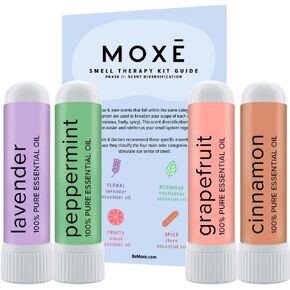 MOXĒ Smell Training Kit, Made in USA, 4 Essential Oils, Olfactory Regeneration, Helps Restore Sense of Smell, Natural Therapy for Smell Loss (Phase 1) in Saudi Arabia