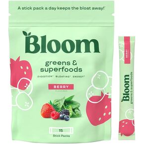 Bloom Nutrition Super Greens Powder Smoothie & Juice Mix - Probiotics for Digestive Health & Bloating Relief for Women, Digestive Enzymes with Superfoods Spirulina & Chlorella for Gut Health (Mango) in Saudi Arabia