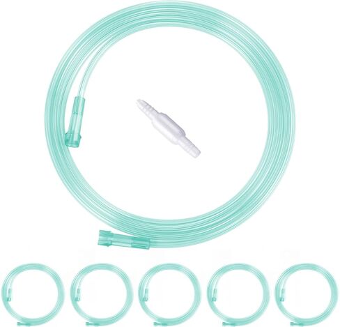 23Ft Oxygen Tubing, Crush Resistant High Flow Oxygen Tubing, 3 Pack Green Oxygen Tubing, Non Kinking Oxygen Tubing with Oxygen Tubing Connector in Kuwait