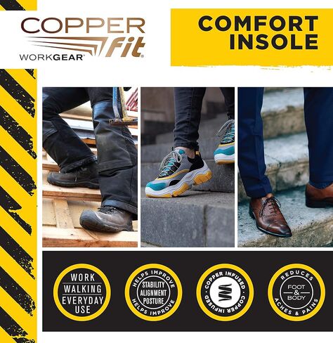 Copper Fit Unisex Work Gear Comfort Insoles in Saudi Arabia