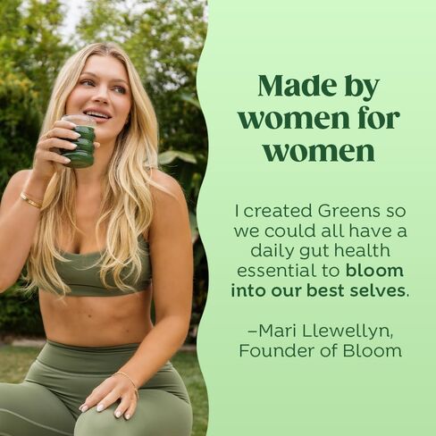 Bloom Nutrition Super Greens Powder Smoothie & Juice Mix - Probiotics for Digestive Health & Bloating Relief for Women, Digestive Enzymes with Superfoods Spirulina & Chlorella for Gut Health (Mango) in Saudi Arabia
