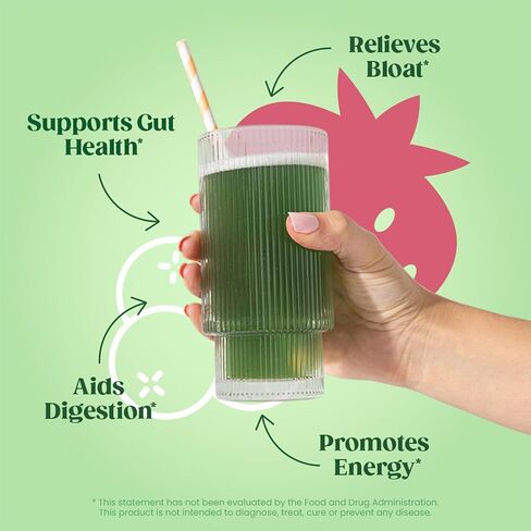 Bloom Nutrition Super Greens Powder Smoothie & Juice Mix - Probiotics for Digestive Health & Bloating Relief for Women, Digestive Enzymes with Superfoods Spirulina & Chlorella for Gut Health (Mango) in Saudi Arabia