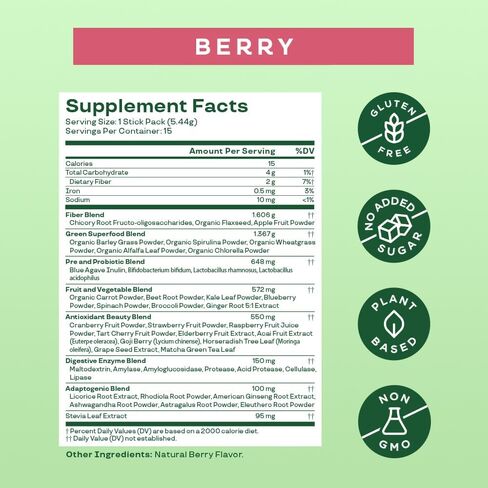 Bloom Nutrition Super Greens Powder Smoothie & Juice Mix - Probiotics for Digestive Health & Bloating Relief for Women, Digestive Enzymes with Superfoods Spirulina & Chlorella for Gut Health (Mango) in Saudi Arabia