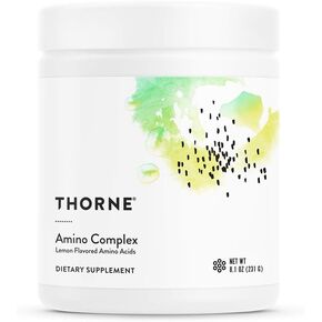 THORNE Amino Complex - Clinically-Validated EAA and BCAA Powder for Pre or Post-Workout - Promotes Lean Muscle Mass and Energy Production - NSF Certified for Sport - Berry Flavor - 8 Oz - 30 Servings