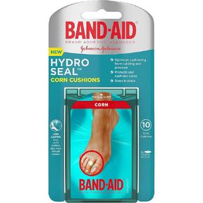 Band-Aid Brand Hydro Seal Bandages Corn Cushion, Waterproof Corn Pads, Medium 10 Count in Saudi Arabia