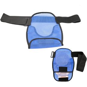 اغطية اكياس فغر القولون جيدة التهوية، غطاء حقيبة فغر القولون قابل للتعديل، غطاء كيس عالمي للفغر اللفائفي لمستلزمات فغر اللفائفي للنساء والرجال، ازرق، 30 × 18.5 سم, أزرق in Kuwait