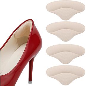 6 Pairs Heel Pads Heel Grips Liner for Loose Shoes, Heel Cushion Pads Heel Inserts for Shoe Too Big Men Women- Ultra Soothing Heel Protectors for Heel Pain, Heel Slipping, Blisters, Friction in Kuwait