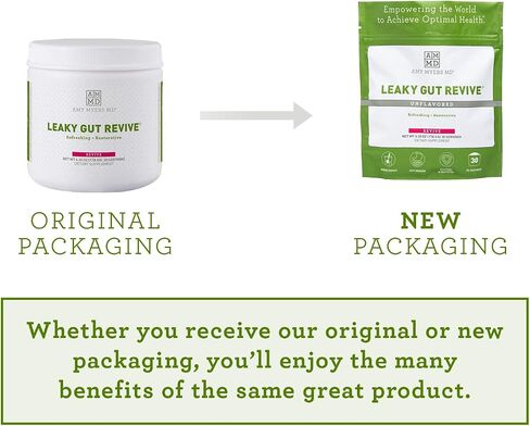 Dr. Amy Myers Revive Powder for Leaky Gut Repair – L Glutamine Powder to Reduce Symptoms Like Constipation, IBS, Diarrhea, Bloating – Plant Based Supplement to Maintain A Healthy Gut Lining in Saudi Arabia