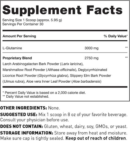 Dr. Amy Myers Revive Powder for Leaky Gut Repair – L Glutamine Powder to Reduce Symptoms Like Constipation, IBS, Diarrhea, Bloating – Plant Based Supplement to Maintain A Healthy Gut Lining in Saudi Arabia