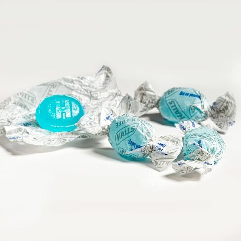 HALLS Relief Mountain Menthol Sugar Free Cough Drops, Economy Pack, 12 Bags of 70 Drops (840 Total Drops) in Saudi Arabia