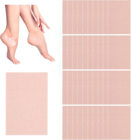 40 Pcs Moleskin Tape Mole Skin Pads Prevention Blister Padding with Adhesive for Feet Heel Shoes Stickers in Kuwait