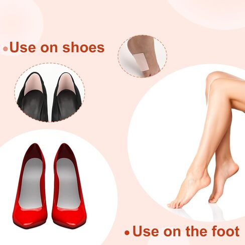 40 Pcs Moleskin Tape Mole Skin Pads Prevention Blister Padding with Adhesive for Feet Heel Shoes Stickers in Kuwait