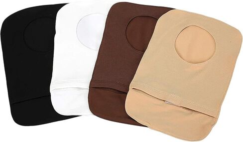 4 قطع غطاء حقيبة كولوستوتومي القابل للتمدد، أغطية حقيبة أوستوم خفيفة الوزن مع فتحة دائرية، للجنسين in Kuwait