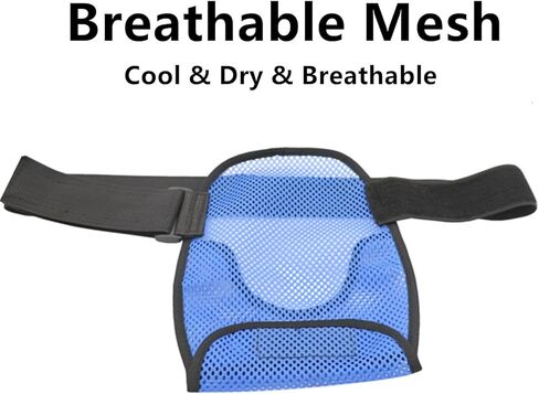 اغطية اكياس فغر القولون جيدة التهوية، غطاء حقيبة فغر القولون قابل للتعديل، غطاء كيس عالمي للفغر اللفائفي لمستلزمات فغر اللفائفي للنساء والرجال، ازرق، 30 × 18.5 سم, أزرق in Kuwait