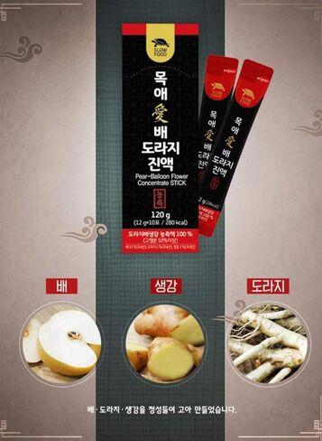 عصي مركزة سائلة فاخرة خالية من السكر من الكمثرى والزنجبيل وزهرة البالونات - طبيعية ونقية - عناية صحية للمواسم المتغيرة - لجميع الاعمار - صندوق واحد (10 قطع) in Kuwait