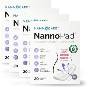 Organic Panty Liners for Women - 100% Organic Cotton Pantiliners for Daily Use - Unscented, No Dyes, No Chlorine, Hypoallergenic - Ultra-Thin, Light Absorbency - (1 Pack, 18 Count) 6.1″ in Saudi Arabia
