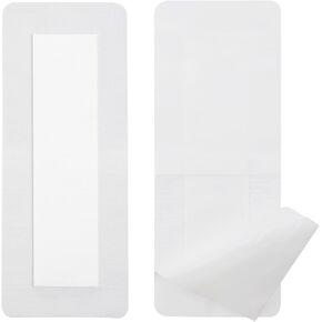 Adhesive Island Wound Dressings Bordered Gauze Breathable Bandage Patches with Non-Stick Pad for Knee Hip Replacement Arm Leg Abdominal Back Incision Cuts Injury 4"x6" (Pack of 10) in Saudi Arabia