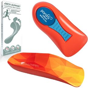 Plantar Fasciitis Relief Arch Support Shoe Inserts for Women and Men, Heel Cup for Heel Pain Relief, Achilles Tendonitis Relief and Max Anti-Shock, Heel Pads for Heel Spur Relief and Heel Lift in Saudi Arabia