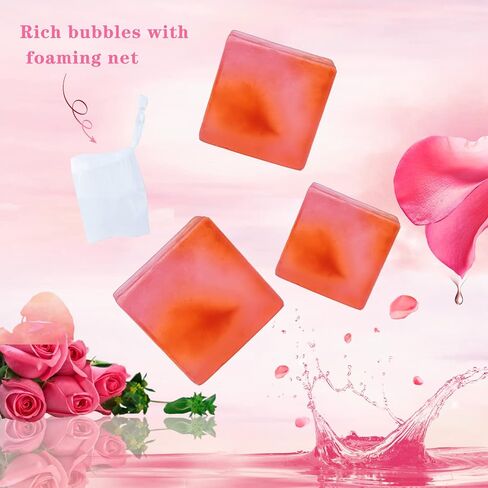 Yoni Soap Bars For Women Vaginal Wash, 2 Packs 100% Handmade Natural Organic V Cleansing Bar Feminine Wash Vaginial Deodorants, Ph Balance for Women Vaginal Care Soap with Bubble Net 3.53 oz in Saudi Arabia