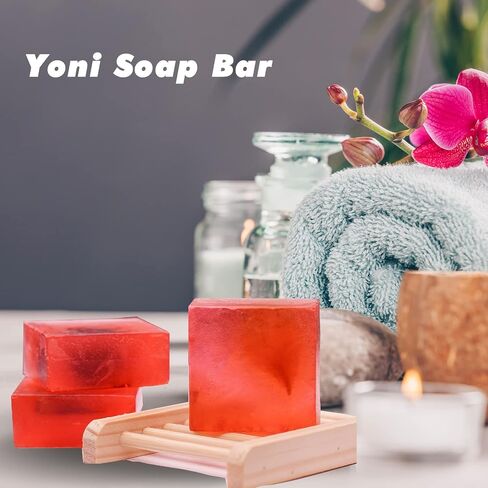 Yoni Soap Bars For Women Vaginal Wash, 2 Packs 100% Handmade Natural Organic V Cleansing Bar Feminine Wash Vaginial Deodorants, Ph Balance for Women Vaginal Care Soap with Bubble Net 3.53 oz in Saudi Arabia
