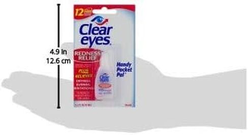 Clear Eyes Redness Eye Relief Eye Drops, Relieves Redness & Calms Irritation, 0.2 Fl Oz in Kuwait