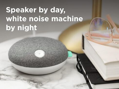 SNOOZ Button - White Noise Sound Machine - Non-Looping White Noise, Pink Noise, and Fan Sounds Plus Bluetooth Speaker - Charcoal in Saudi Arabia