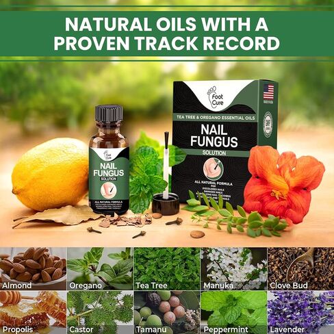 Toenail Renewal Solution Extra Strength Care for Toe Nail & Fingernails - Nail Repair Solution for Thick, broken, Discolored Nails - Renews Damaged Cracked Ingrown Toenail - Tea Tree Oil for Healthier and Extra Strength Nails - Made In USA 0.50 Fl Oz - 1  in Kuwait