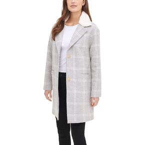 Levi's Women's Wool Blend Sherpa Collar Top Coat in Kuwait