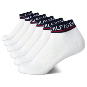 Tommy Hilfiger Women's 6 Pack Flag Sport Cushion Short Crew Socks in Saudi Arabia