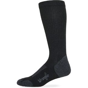 Wrangler Mens Ultra Dri Compression Seamless Toe Tall Boot Socks 1 Pair Pack in Saudi Arabia