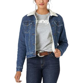 Wrangler Women's Retro Sherpa Lined Jacket in Kuwait