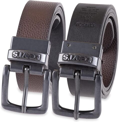 حزام مدرسي للأطفال الكبار من Levi's للأولاد الصغار كاجوال للجينز مع حزام ذو وجهين in Kuwait