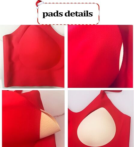 PRETTYWELL Bras for Women Comfort Seamless Bra, Cross Back Adjustable Bralette Bra, Wireless Everyday Bras for Women A-C Cup in Saudi Arabia