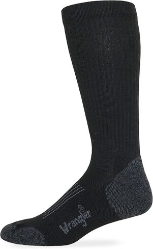 Wrangler Mens Ultra Dri Compression Seamless Toe Tall Boot Socks 1 Pair Pack in Saudi Arabia
