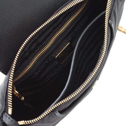 Prada Black Nylon Saffiano Crossbody in Saudi Arabia