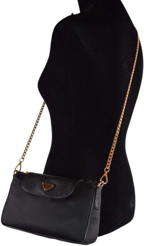 Prada Black Nylon Saffiano Crossbody in Saudi Arabia