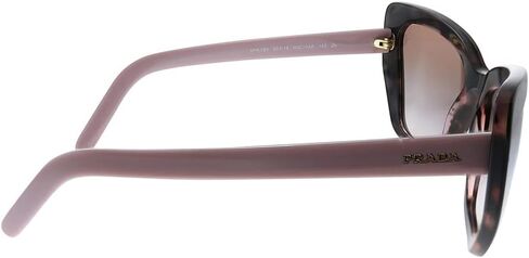Prada PR 08VS ROL0A6 Brown Plastic Cat-Eye Sunglasses Brown Gradient Lens in Saudi Arabia